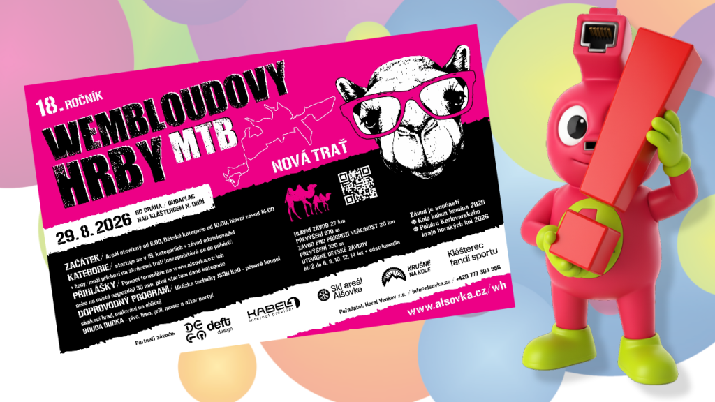 AKCE PARTNERA: 18. ročník Wembloudovy hrby (MTB) 29.8.2026
